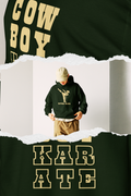 Cowboy Karate Hoodie — Hunter Green