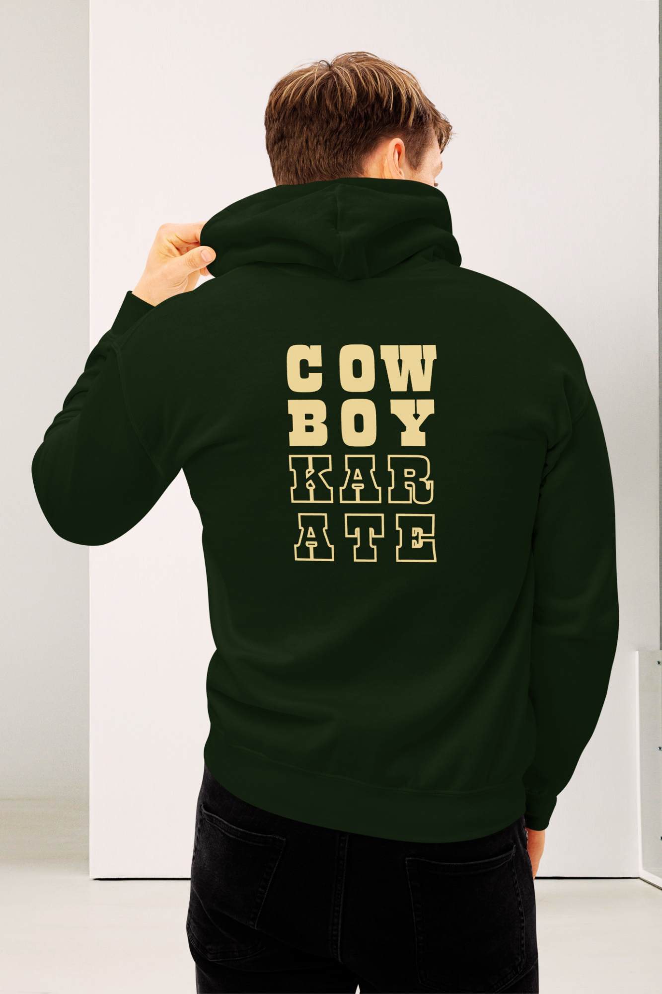 Cowboy Karate Hoodie — Hunter Green